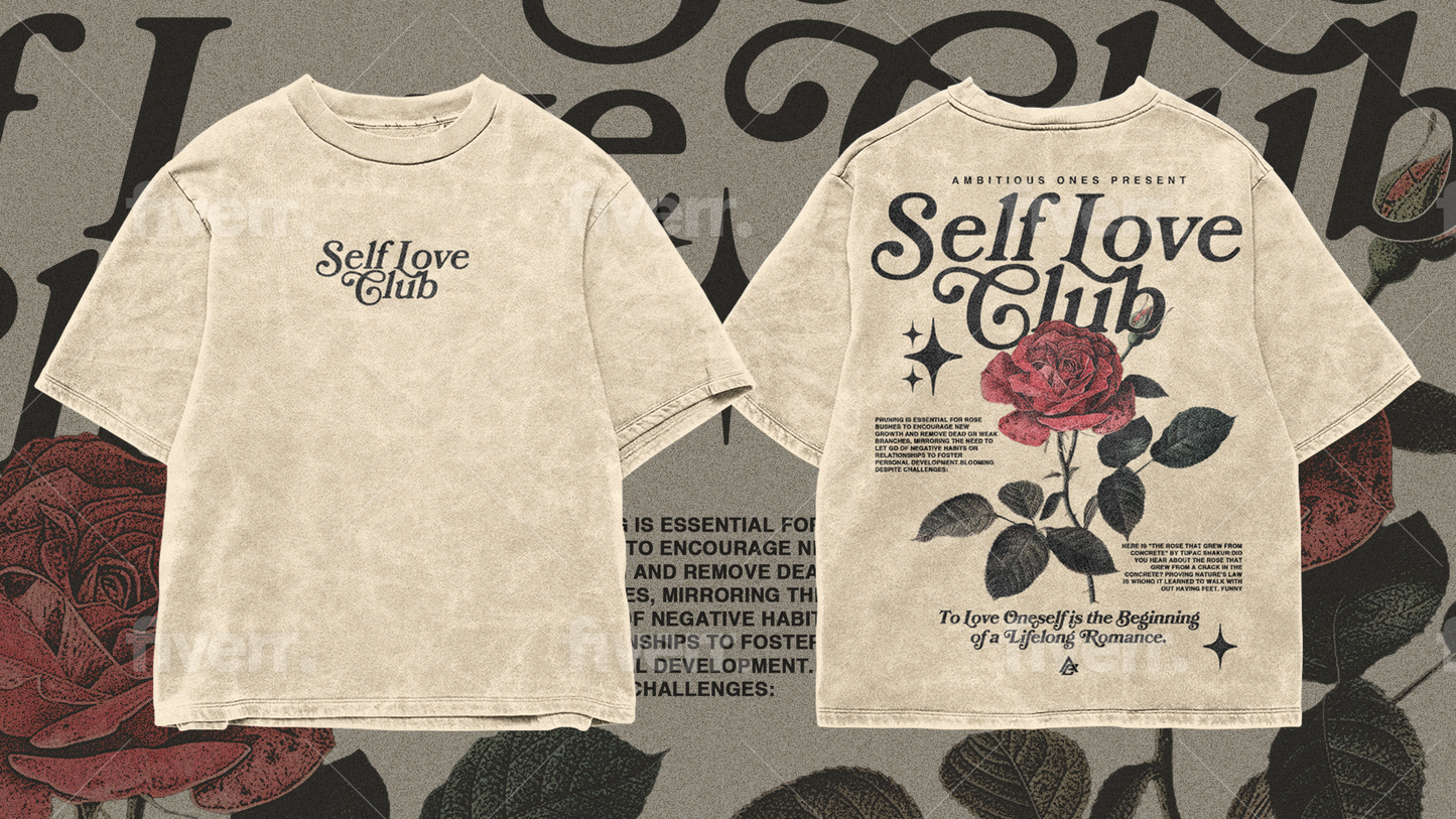 Self love club tee