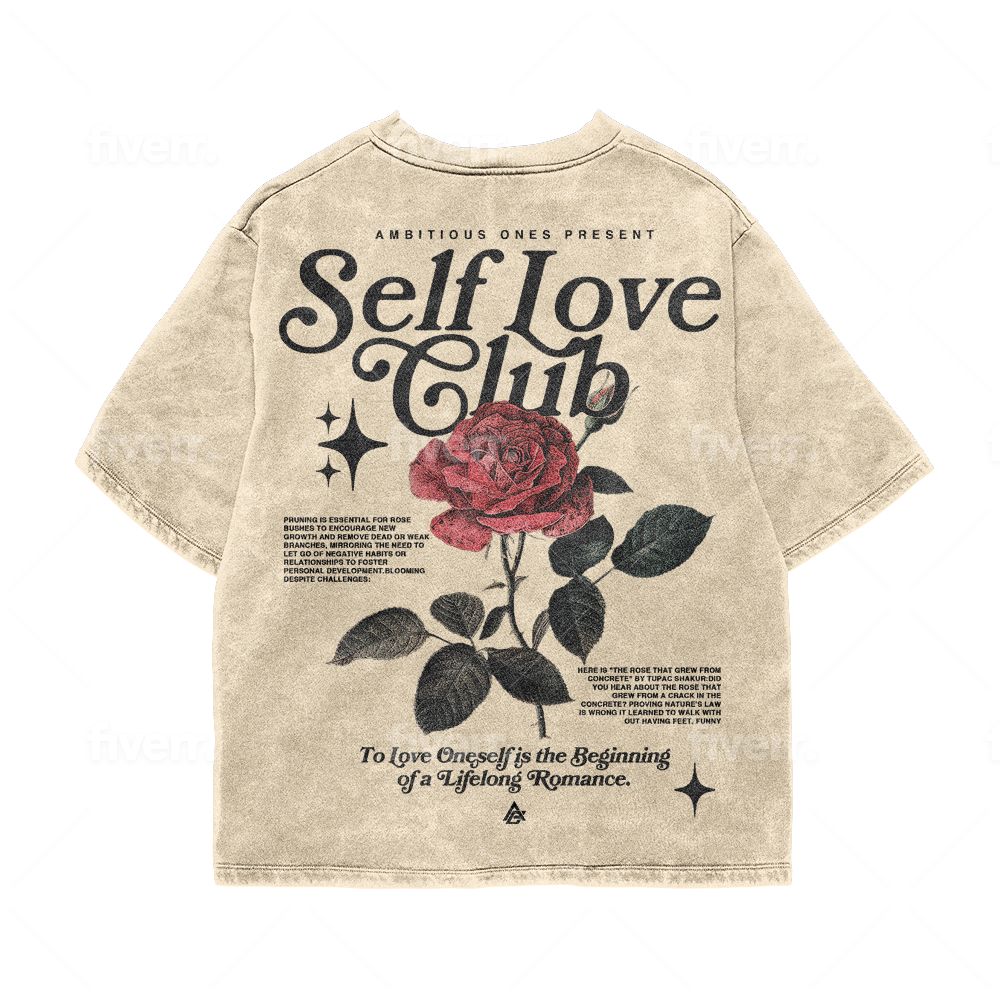 Self love club tee